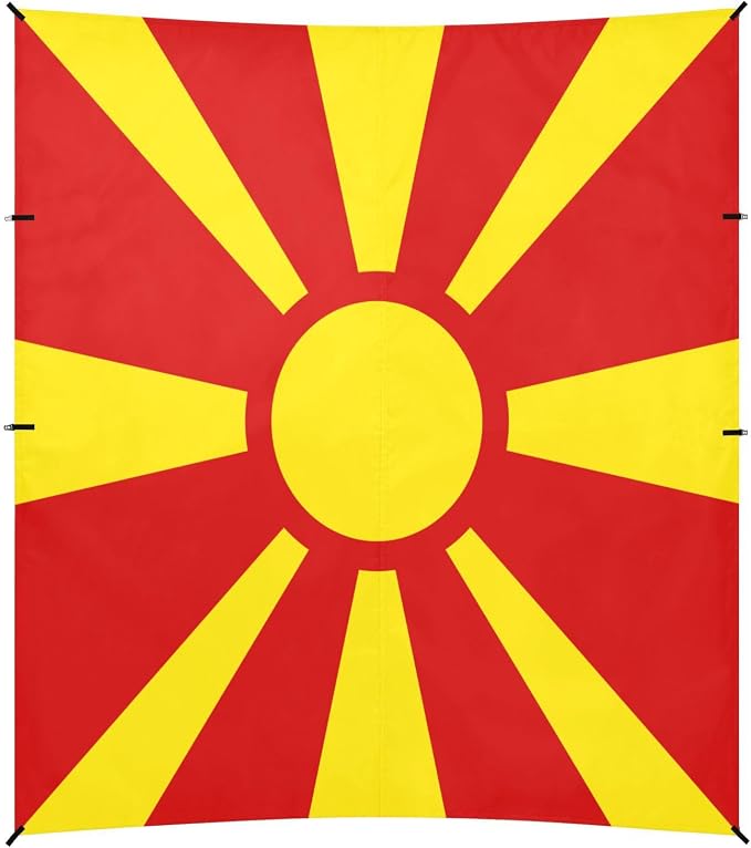 National Flag of North Macedonia