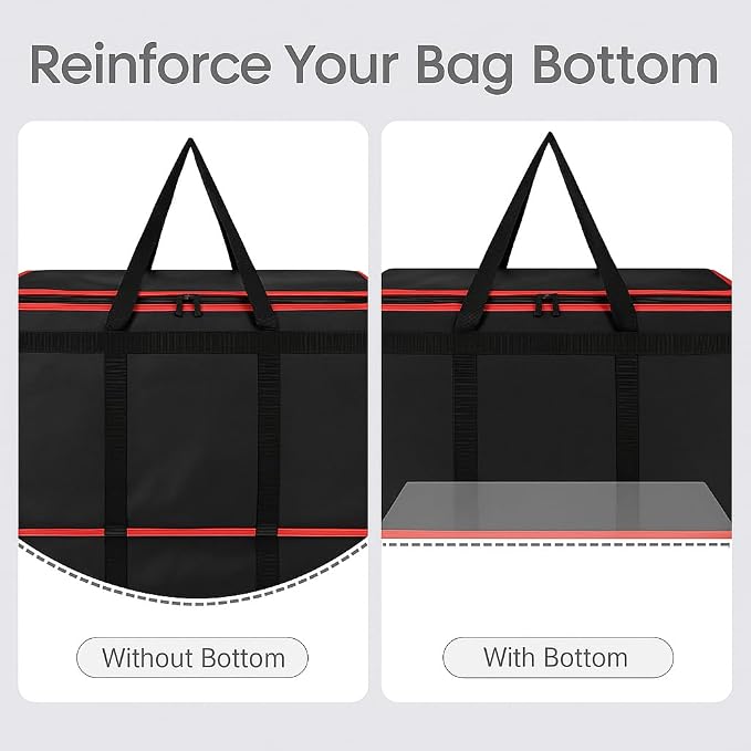 Black-red Bag with Drink Carrier
