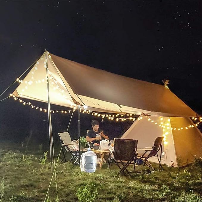 Tent and awning