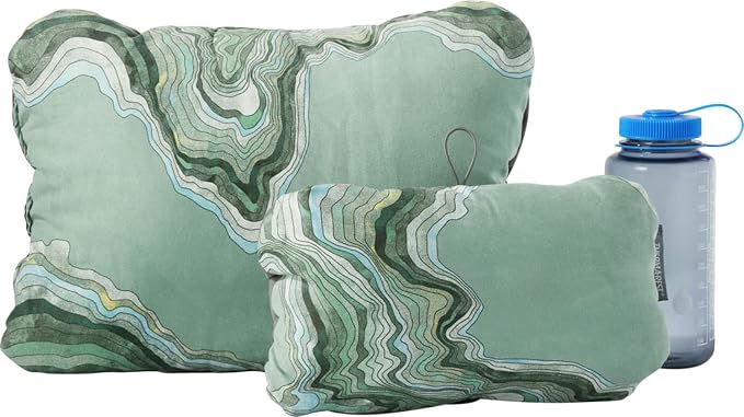 Sage Topo Wave Print