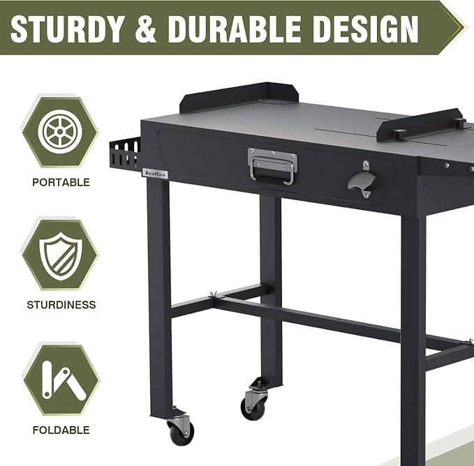 Grill Table Cart+Griddle