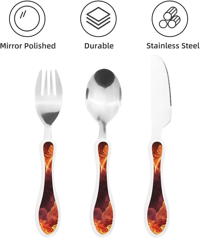 Fire Flowers And Heart