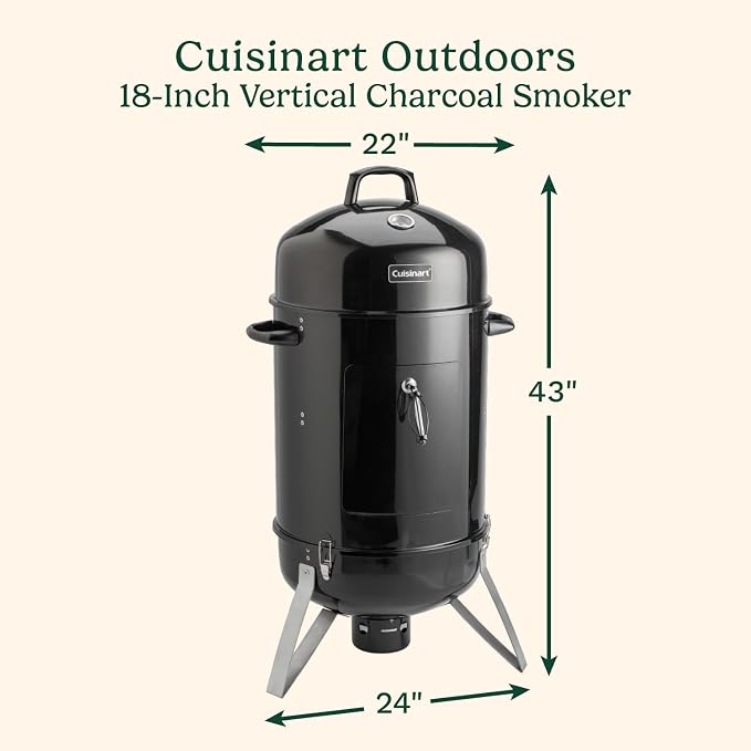 Vertical Charcoal Smoker, 18\