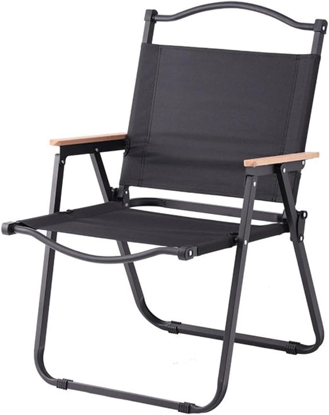 Athens Black - Beech Wooden Armrest (Square Tube)