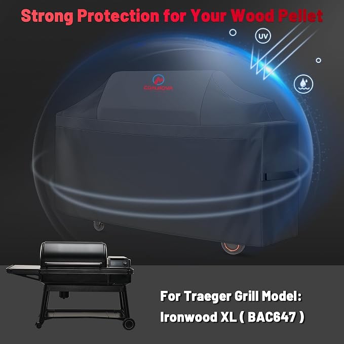 Black - Fit Traeger Ironwood XL