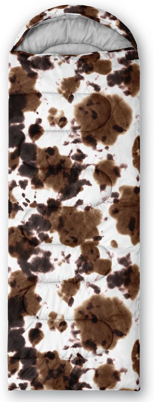 Brown And White Cow Print