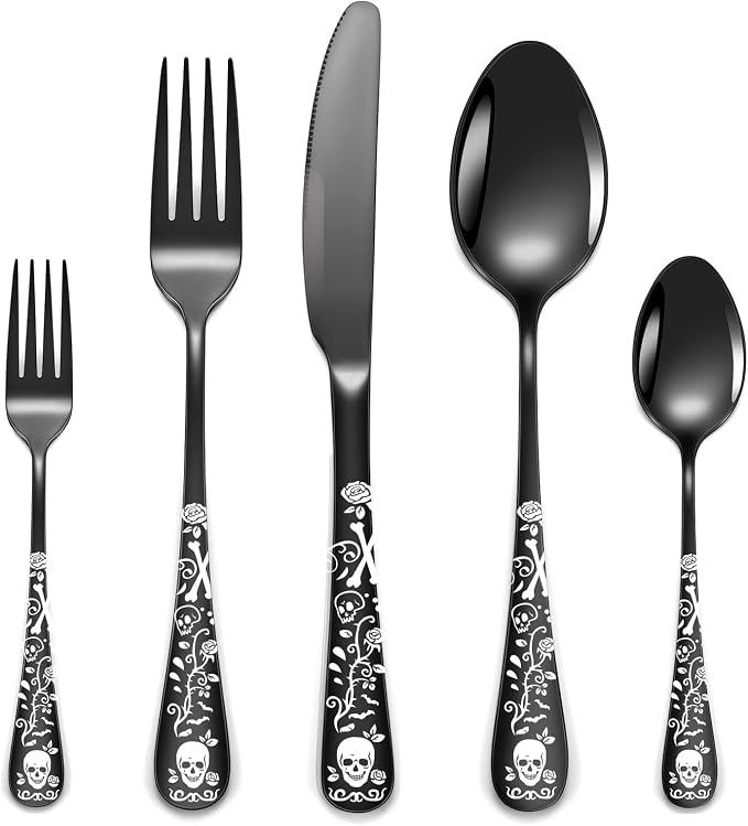 10-40#-Black-Skull-Rose