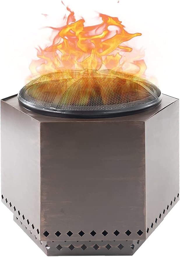 Bronze Backyard Smokeless Firepit