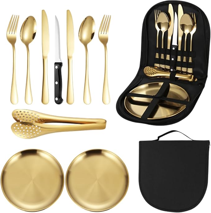 Golden ten-piece set