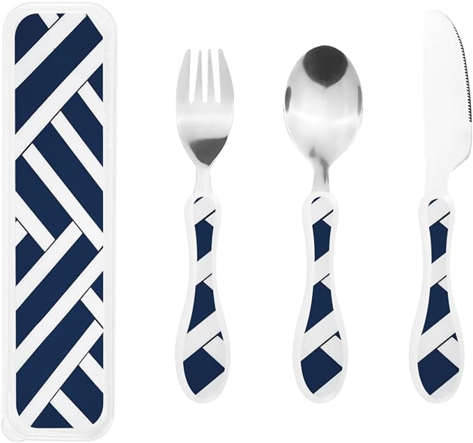 Blue And White Line