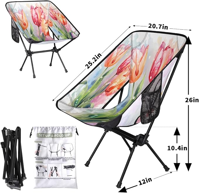 Watercolor Tulip Pattern