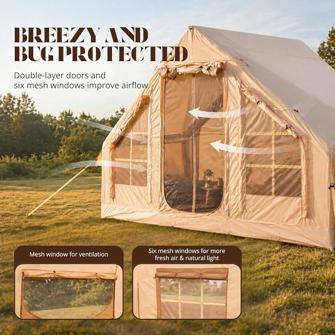 4 Person Tent / 9.8ft X 6.9ft X 6.4ft
