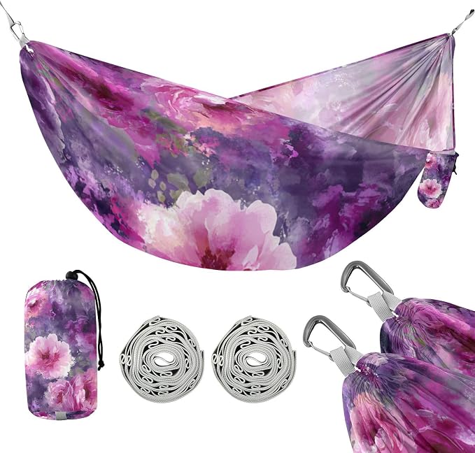 Watercolor Pink and Purple Flowers