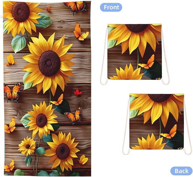 Sunflower and Butterfly