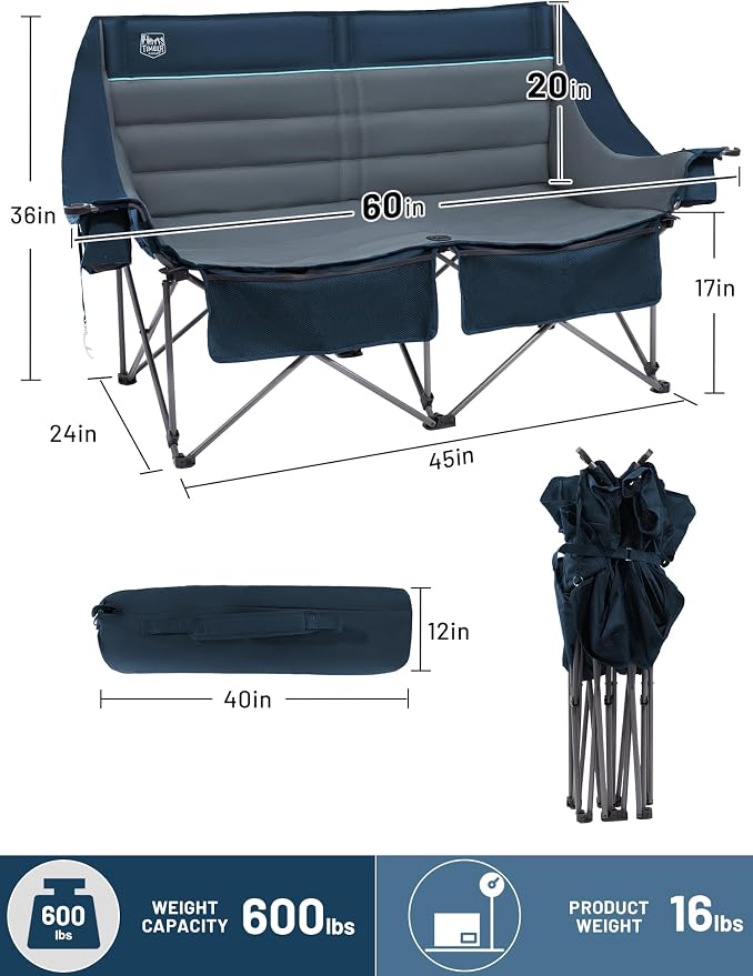 Loveseat Blue
