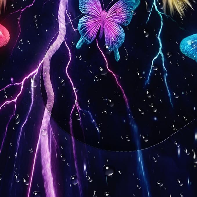 neon butterfly