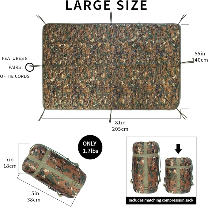 Woodland Digital With Zipper
