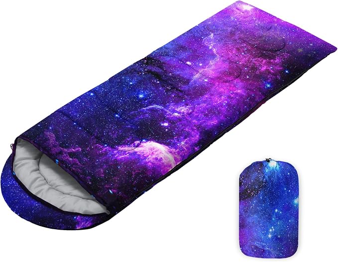Purple starry sky