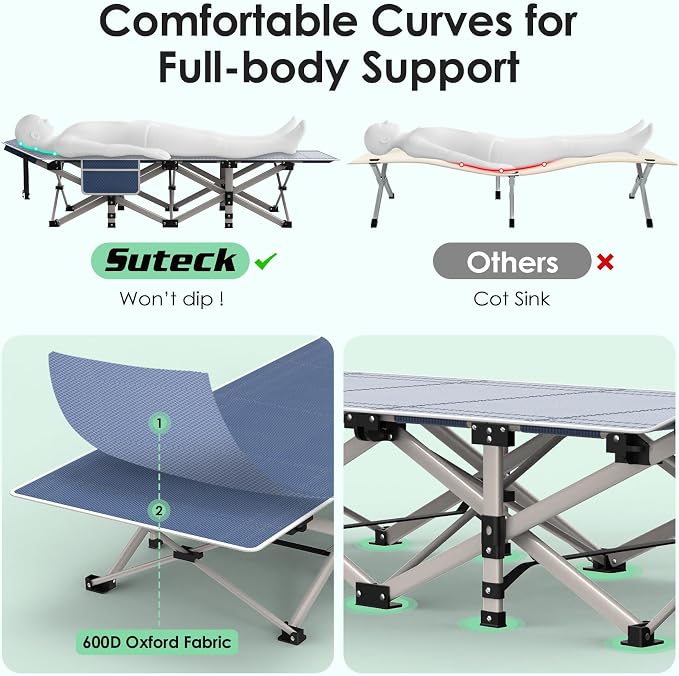 Blue Cot & Grey Pad