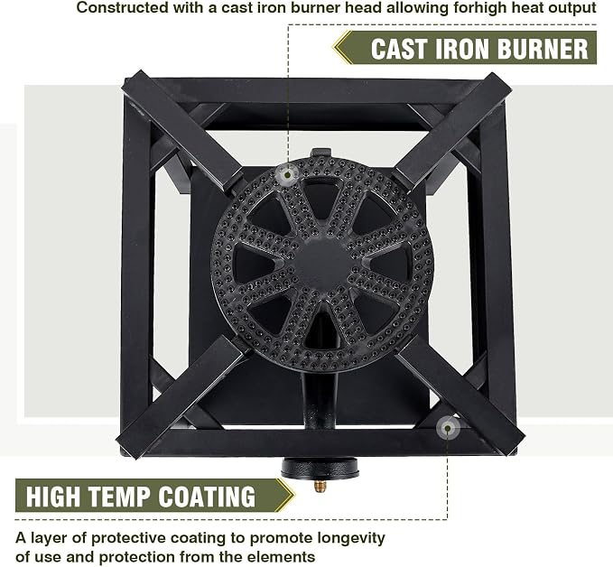 Compact outdoor cooking stove