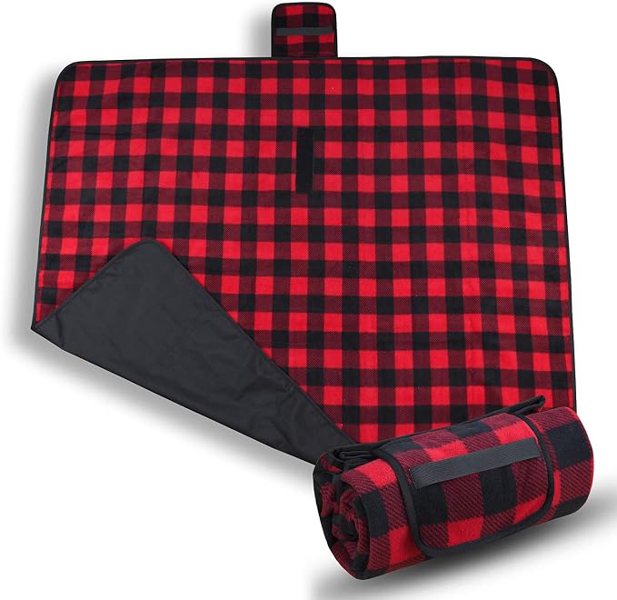Red Plaid - No Sherpa (Fleece Only)