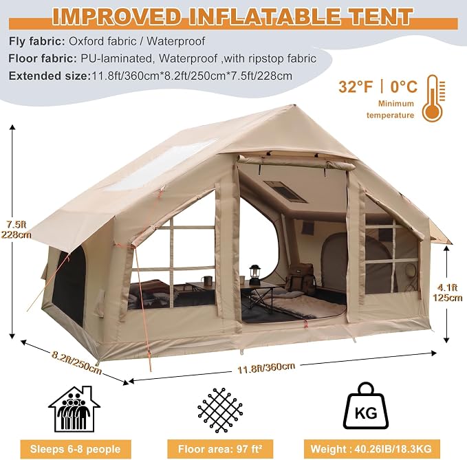 6-8 Person/Beige