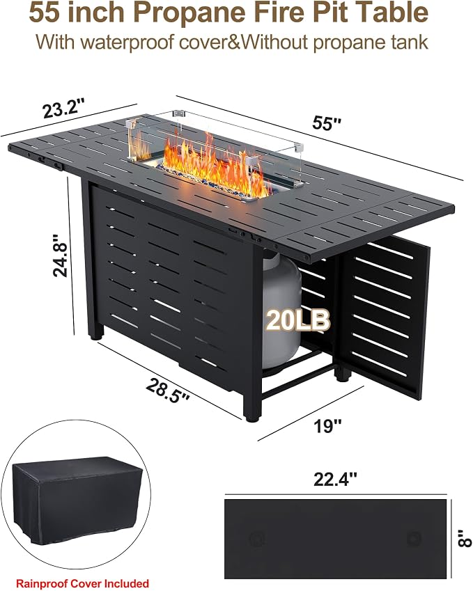 Black-55 inch