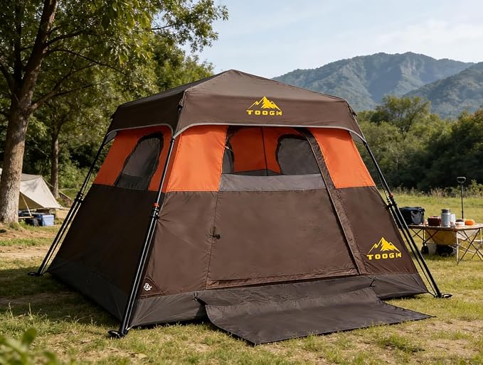 4 Person Brick Red