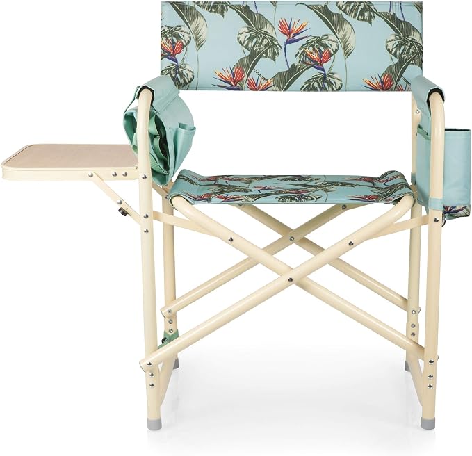 Tropical Foliage Pattern With Beige Accents