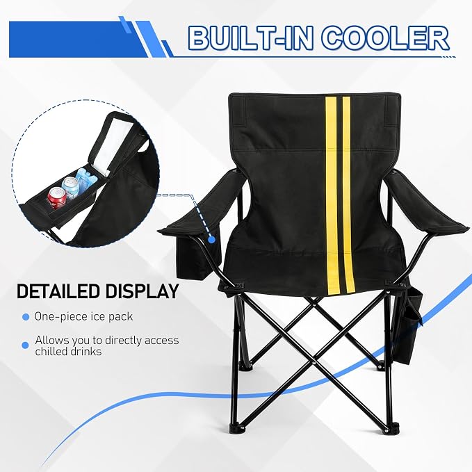 Black With Cooler Bag