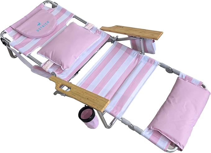 Icy Pink & White Stripe