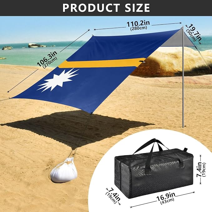 National Flag of Nauru