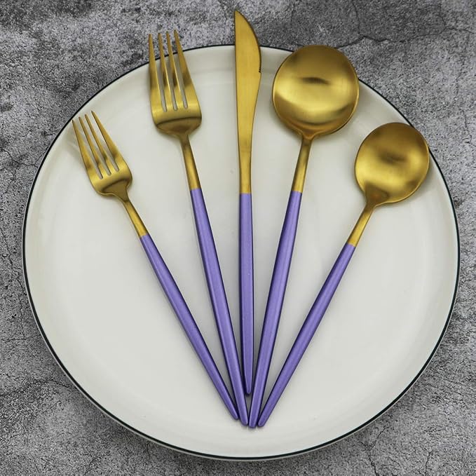 Purple Handle Gold