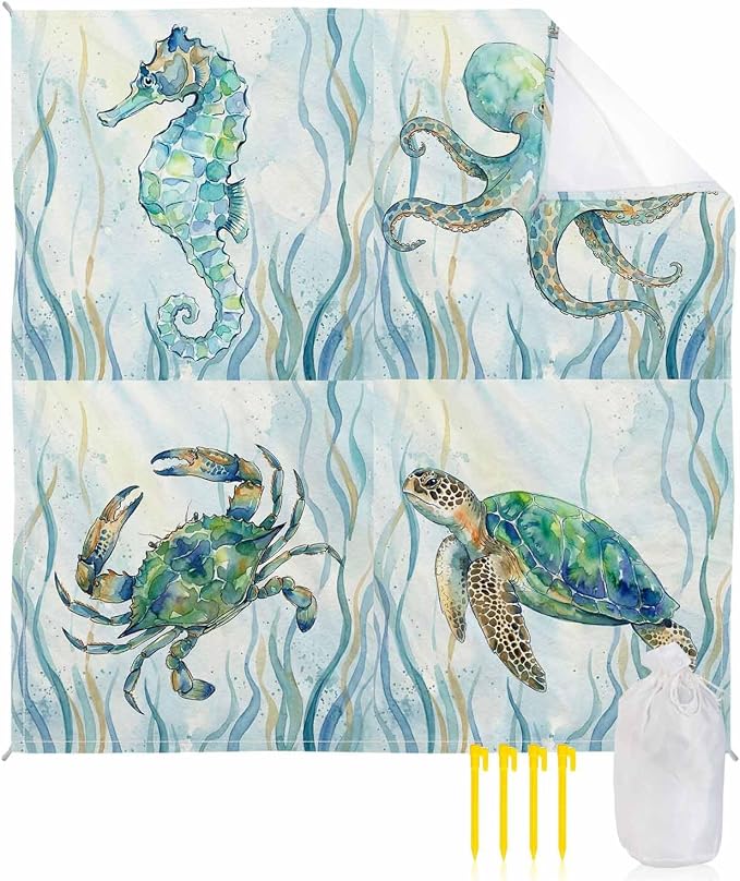 Teal, Soft Green, Blue