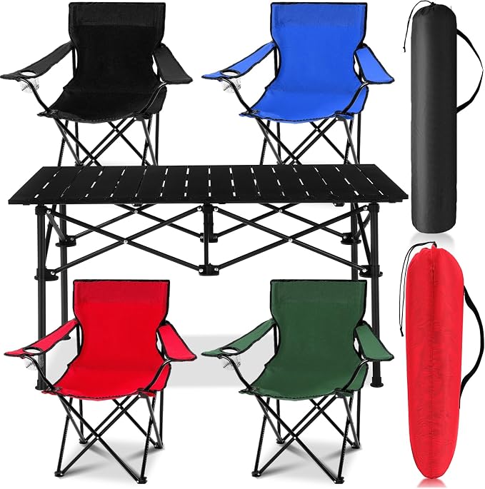 Blue, Black, Red, Army Green