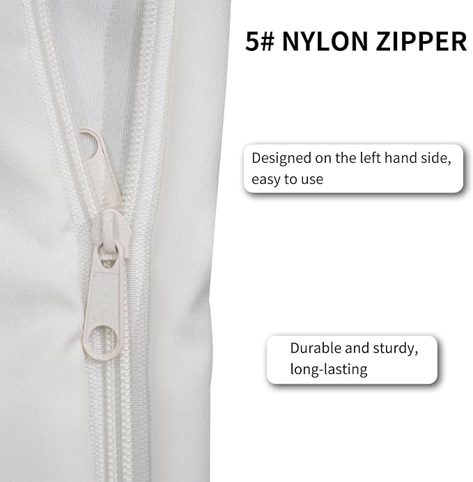 Beige with zipper left
