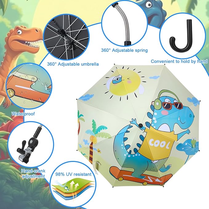 Dinosaur With Umbrella
