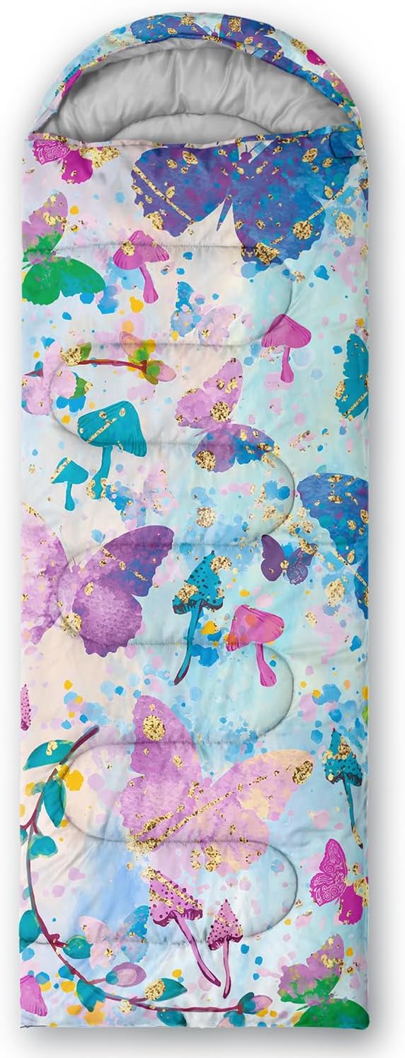 Tie Dye Gold Butterfly