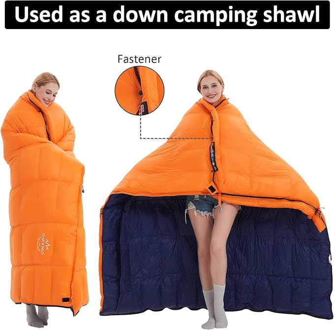 Orange/0℉/Left Zipper/Goose Down