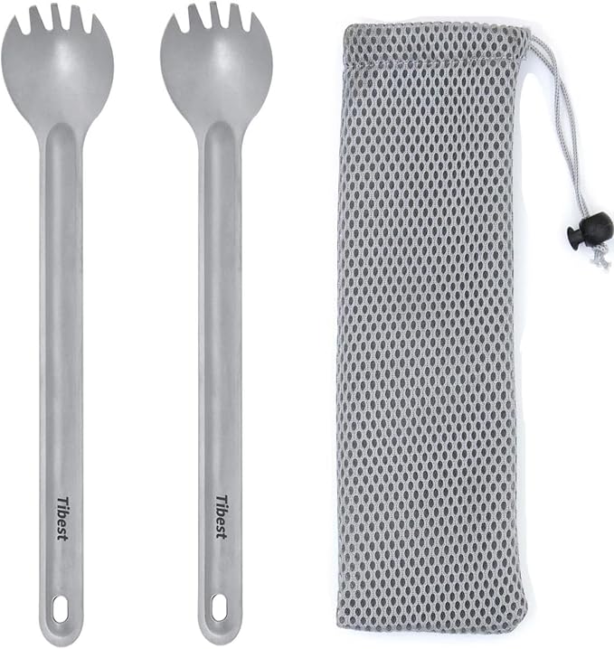 Titanium Long Sporks