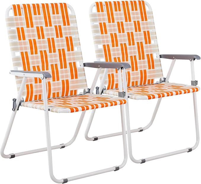 Orange & White