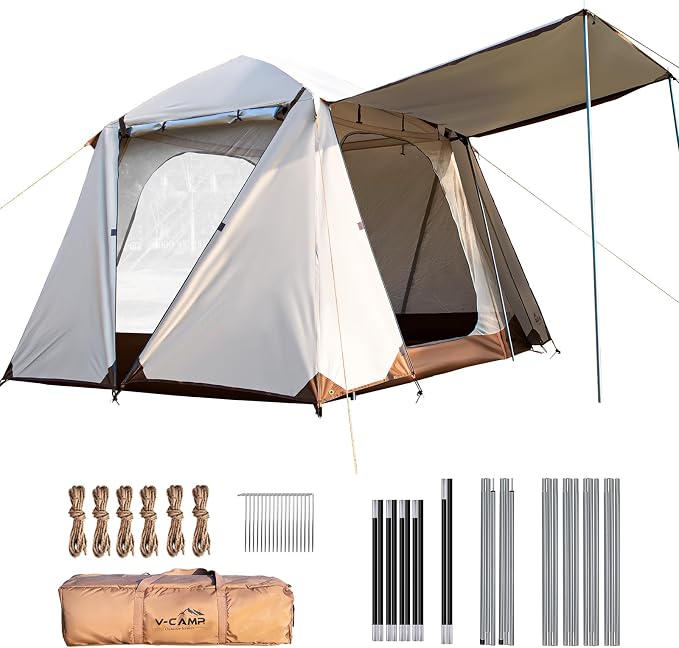 4 Person khaki