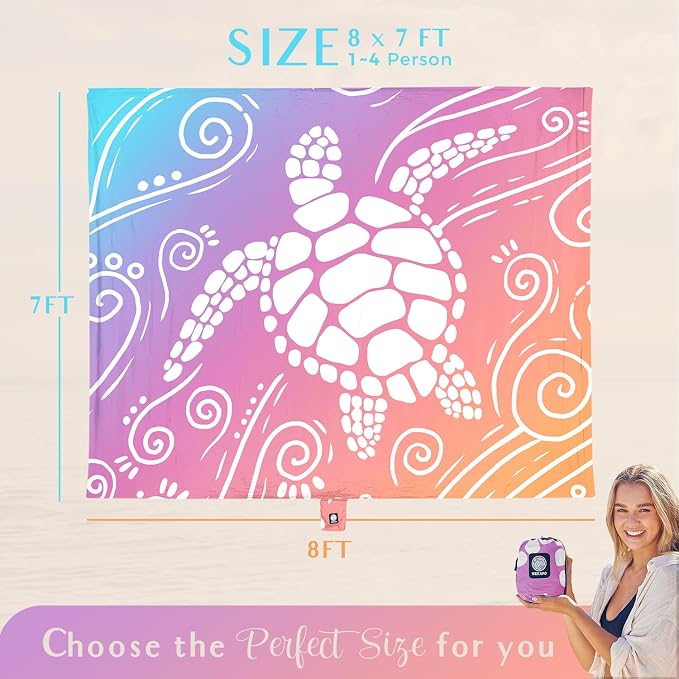Pinkish Purple Sea Turtle