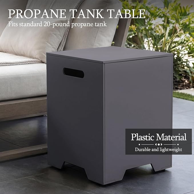 Natural Wood Finish & Dark Grey