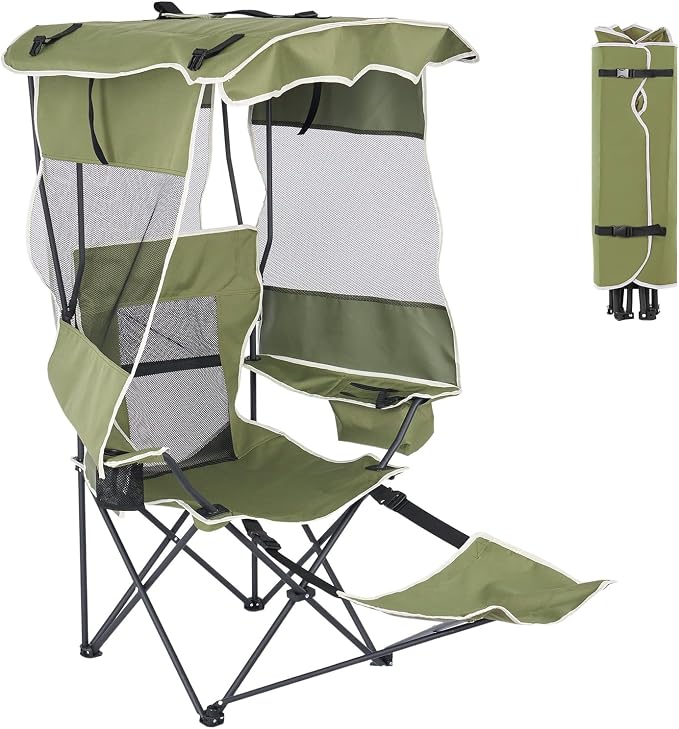 Green With Footrest