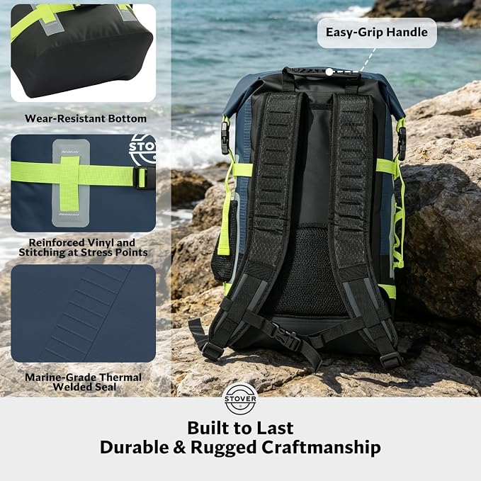 Navy Blue/Black/Green