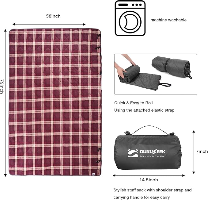Black Outer With Red Plaid Fleece