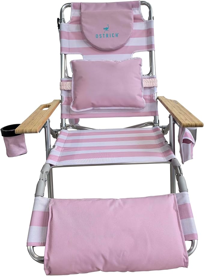 Icy Pink & White Stripe