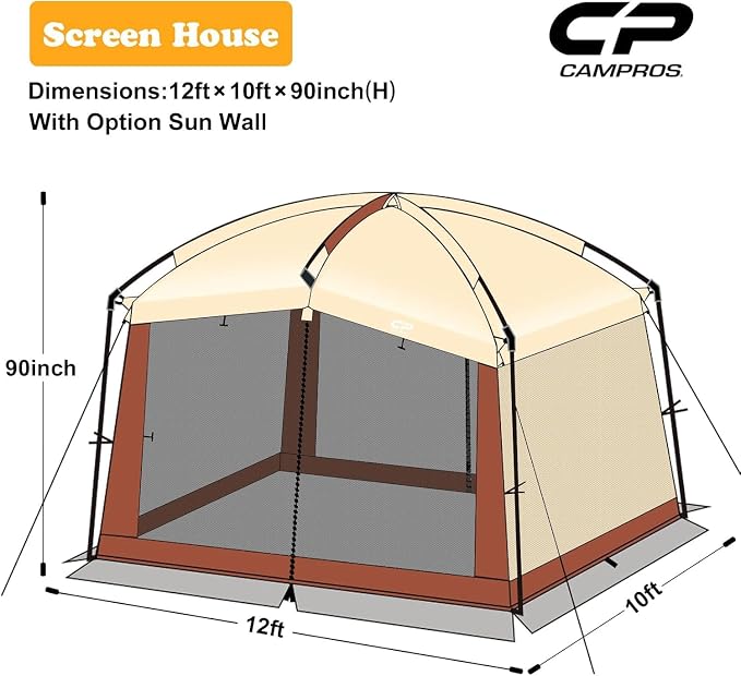 Beige Option Side Wall & 12'x10'