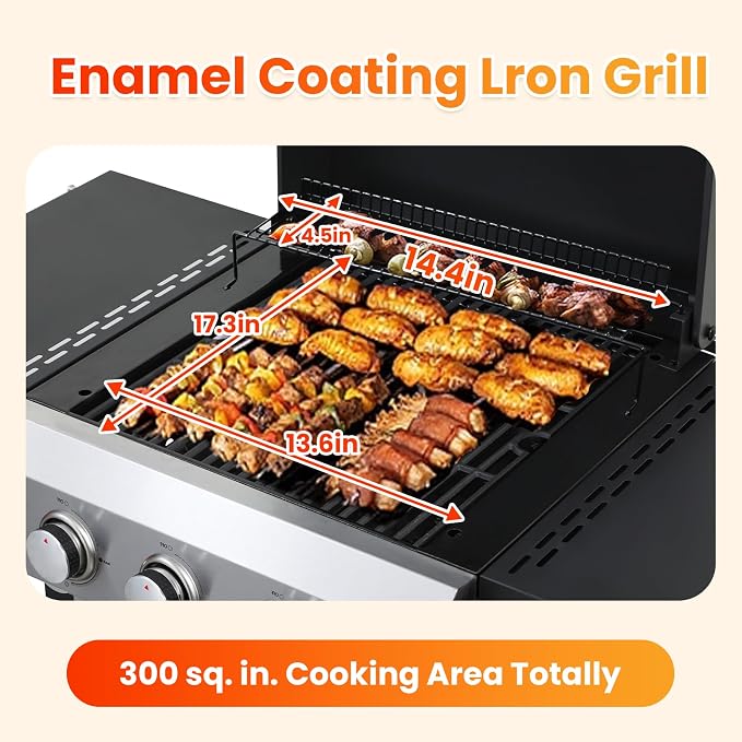 2-Burner, 24600 BTU